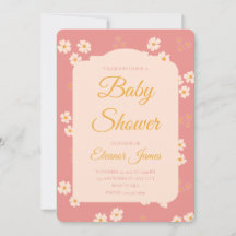Cottagecore Blush Pink Daisy Floral 