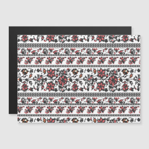 Cottagecore Botanical Floral Pattern Magnetic Invitation