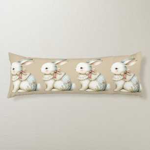 Cottagecore Bunny Charm Baby Blanket Body Pillow