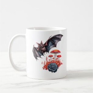 Cottagecore Butterflies Bats Mushroom Goblincore Coffee Mug
