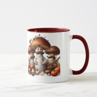 Cottagecore champignons fouragers mugs