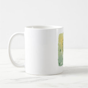 Cottagecore Chilled Out Frog Illustration Coffee Mug