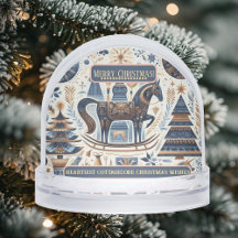 Cottagecore Christmas Rustic Woodland Animal Horse