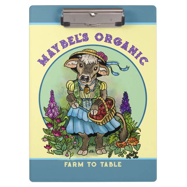 Cottagecore Cowgirl Clipboard (Front)