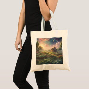 Cottagecore Cozy little farm Vegetable Garden Tote Bag