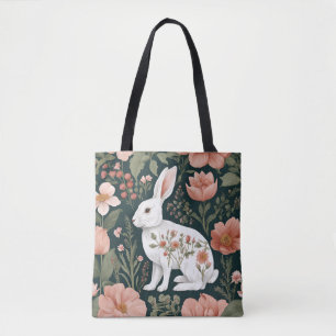 Cottagecore Cute Rabbit Tote Bag