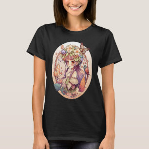 Cottagecore Fairy Girl Fantasy Goblincore Forest F T-Shirt