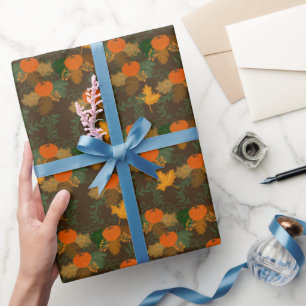 Cottagecore Fall Pattern  Wrapping Paper