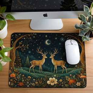 Cottagecore Fantasy Forest Aesthetic Mouse Pad