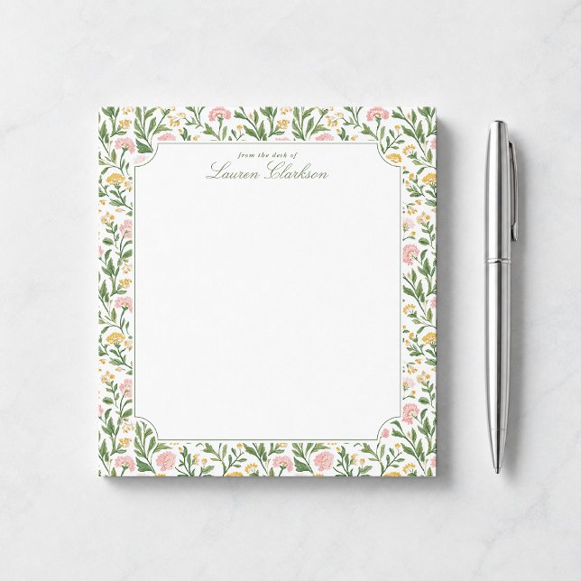 Cottagecore Floral Desk Notepad (Creator Uploaded)