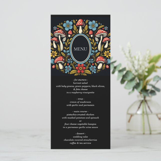 Cottagecore Forest Menu (Standing Front)