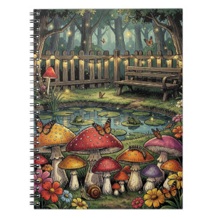 Cottagecore Forest Scene Notebook