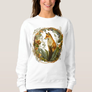 Cottagecore Fox Vintage Sweatshirt