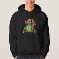 Cottagecore Frog Aesthetic Cute Frog with Mushroom