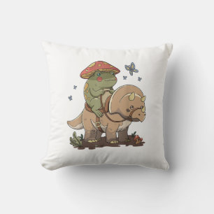 Cottagecore Frog Aesthetic Mushroom Cute Goblinco Throw Pillow