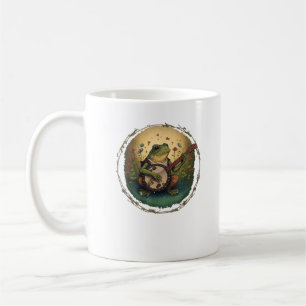 Cottagecore Frog Playing Banjo Goblincore Aestheti Coffee Mug