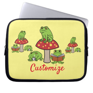 Cottagecore Frogs Thunder_Cove Laptop Sleeve