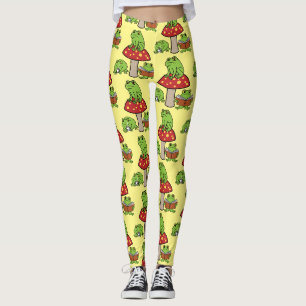 Cottagecore Frogs Thunder_Cove Leggings