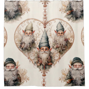 Cottagecore Garden Gnome Vintage Watercolor