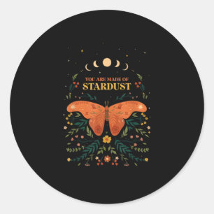 Cottagecore Goblincore Academia Aesthetic Goth Wic Classic Round Sticker