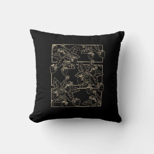 Cottagecore Goblincore Aesthetic Strawberries Throw Pillow