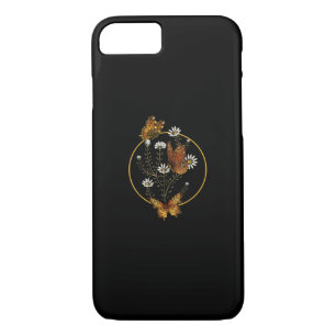 Cottagecore Goblincore Fairycore Graphic Flower Bu Case-Mate iPhone Case