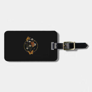 Cottagecore Goblincore Fairycore Graphic Flower Bu Luggage Tag