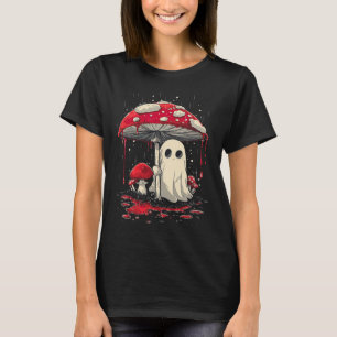 Cottagecore Halloween Shirt Ghost Mushroom Spooky 