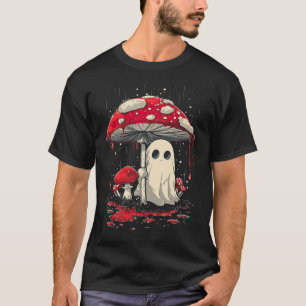 Cottagecore Halloween Shirt Ghost Mushroom Spooky