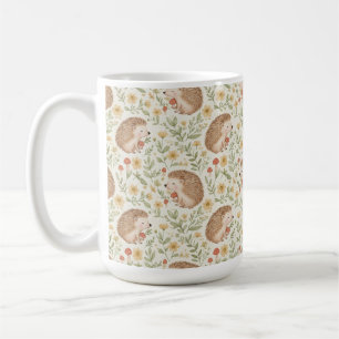 Cottagecore Hedgehog Coffee Mug