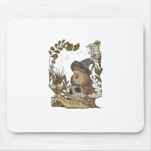 Cottagecore Mushroom Botanical Witchy Frog Goblinc Mouse Pad