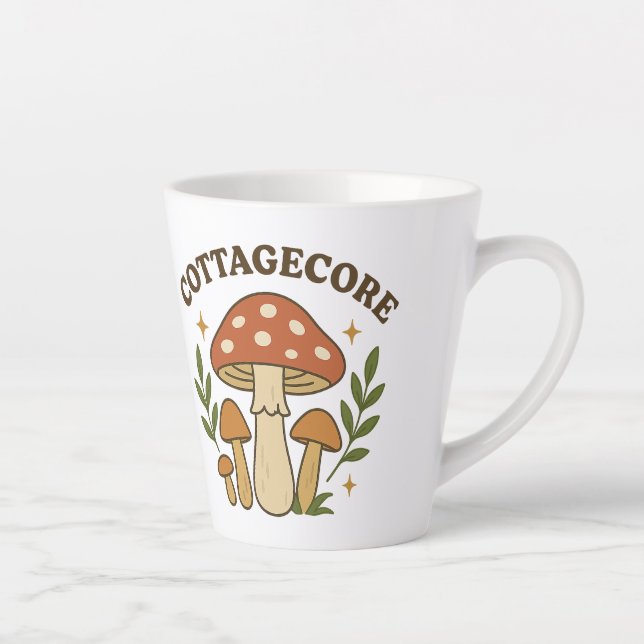 Cottagecore Mushroom Coffee Mug (Right)
