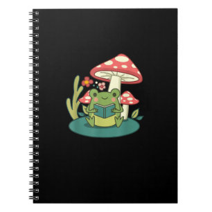 Cottagecore Mushroom Forest Toad Goblincore Mycolo Notebook