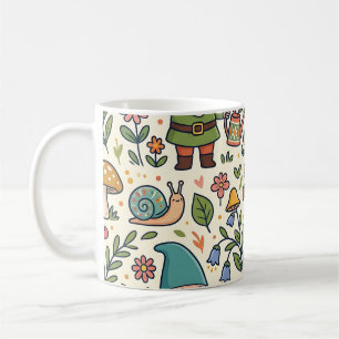 Cottagecore Mushroom Mug – Gnome Spring Cute