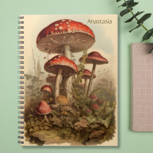 Cottagecore Mushroom Notebook