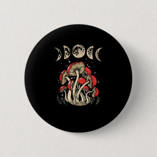 Cottagecore Mushrooms Academia Goblincore Aestheti 2 Inch Round Button