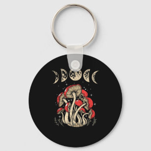 Cottagecore Mushrooms Academia Goblincore Aestheti Keychain