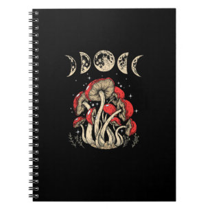 Cottagecore Mushrooms Academia Goblincore Aestheti Notebook