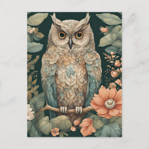 Cottagecore Owl Cute Postcard