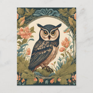 Cottagecore Owl Postcard