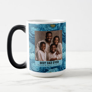 Cottagecore Ranunculus Dad Photo Iced Coffee Magic Mug