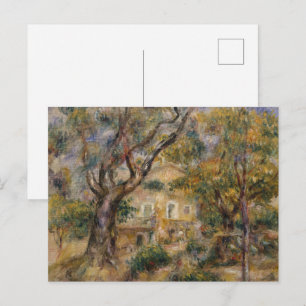 Cottagecore Renoir Golden Summer Landscape Postcard