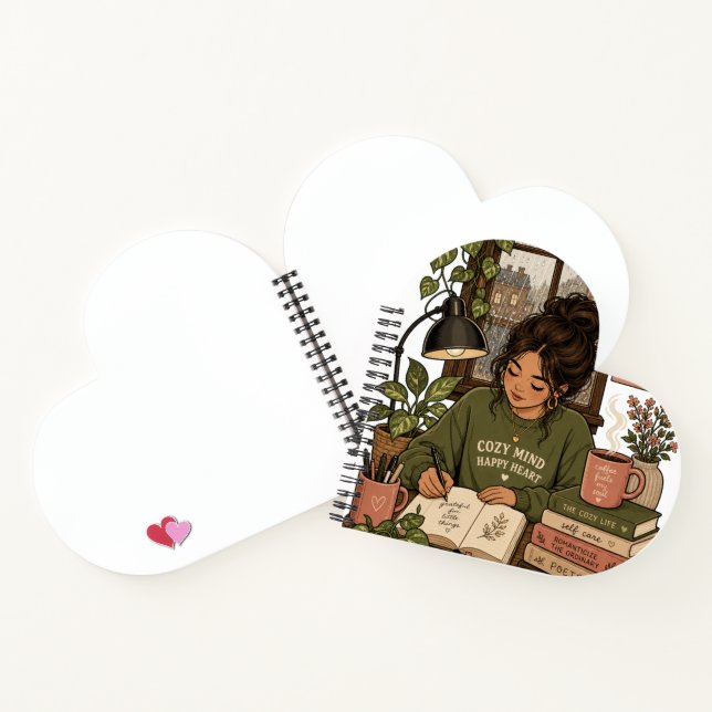 Cottagecore Self Care Illustration Notebook (Inside)