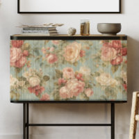 Cottagecore Vintage Roses Floral Decoupage