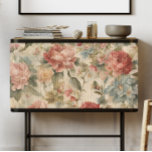 Cottagecore Vintage Roses Floral Decoupage Tissue Paper<br><div class="desc">Transform your DIY projects with this exquisite decoupage paper featuring a vintage floral design. The delicate watercolor flowers, including peonies and roses, are beautifully rendered in soft pastel tones, creating a charming shabby chic aesthetic. Perfect for adding a touch of elegance to furniture, home décor, scrapbooking, and other crafts. This...</div>