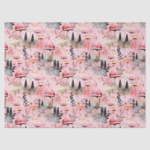 Cottagecore Watercolor Mushroom & Forest (2) Tissue Paper