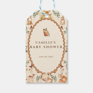 Cottagecore Woodland Baby Shower  Forest Gift Tags
