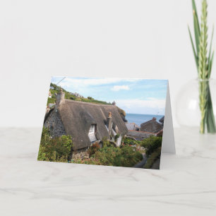 Cottages at Cadgwith Cornwall Photograph Card