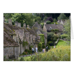 Cottages en pierre cotswold dans le village de