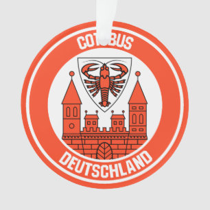 Cottbus Round Emblem Ornament